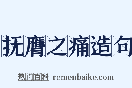 抚膺之痛造句是什么意思的图片